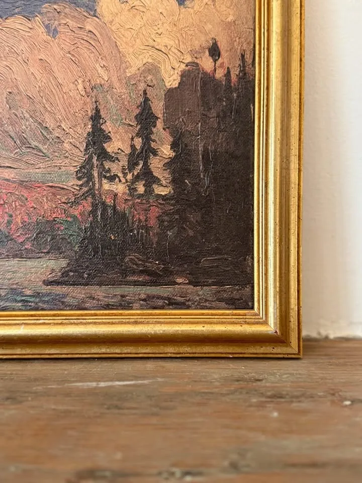 Framed Tom Thomson Artagraph: Black Spruce in Autumn image indicator(4)