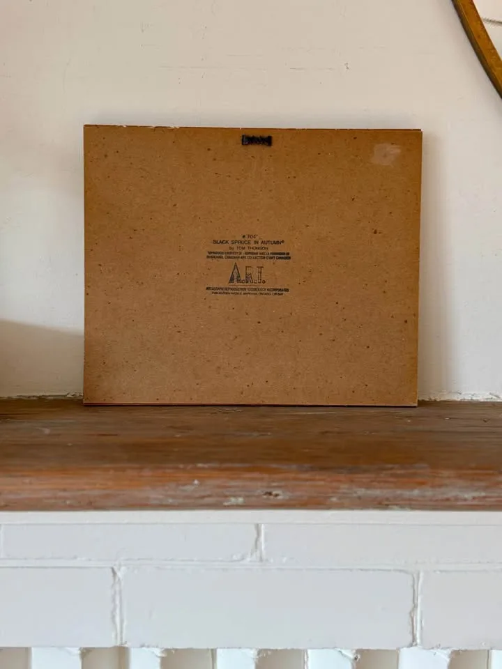 Framed Tom Thomson Artagraph: Black Spruce in Autumn image indicator(8)