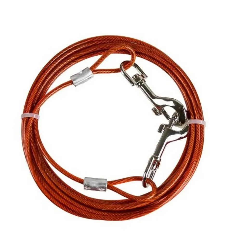 PETPHABET 6M Dog Tie-Out, Heavy Duty Cable (100LBS) image indicator(2)