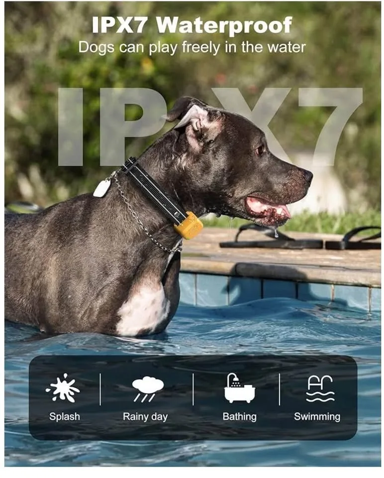 Dog Training Shock Collar – 3300FT Remote, Waterproof, 4 Modes image indicator(4)