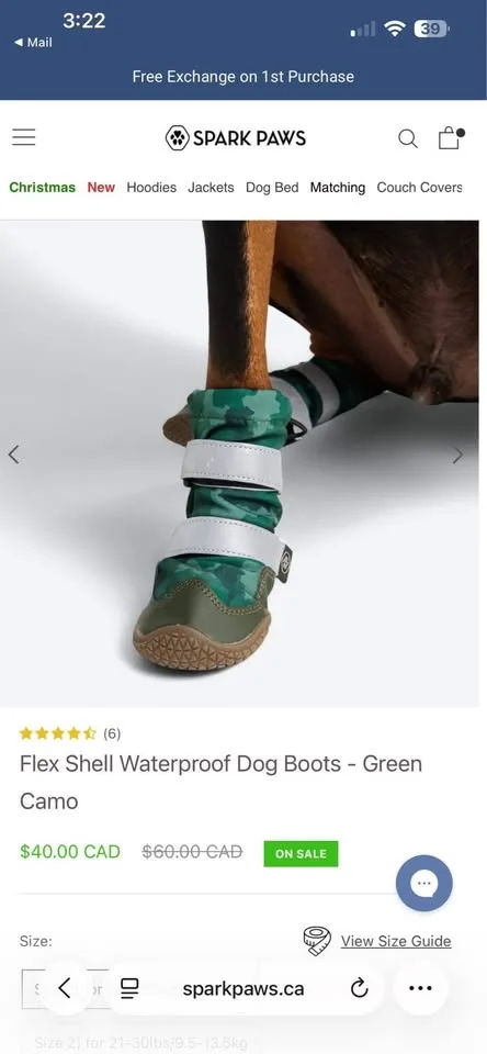 Dog boots image indicator(4)