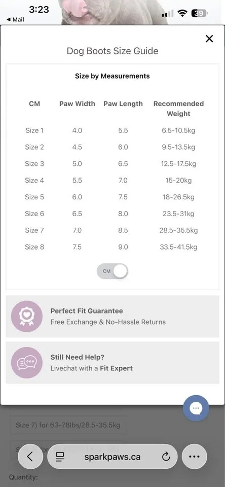 Dog boots image indicator(5)