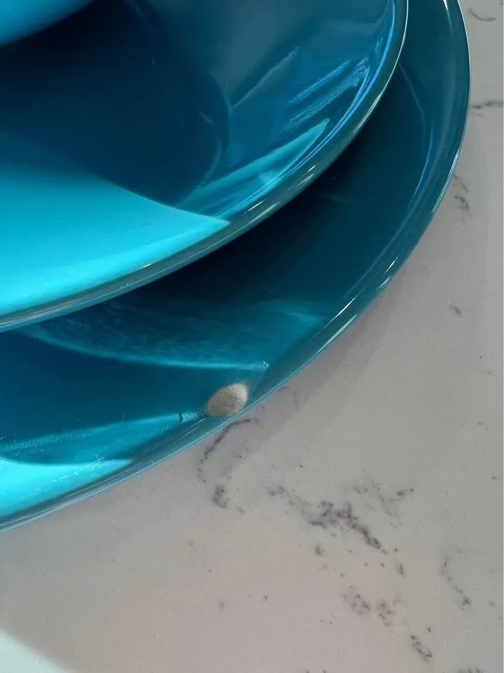 Beautiful Teal Blue Dish Set image indicator(3)