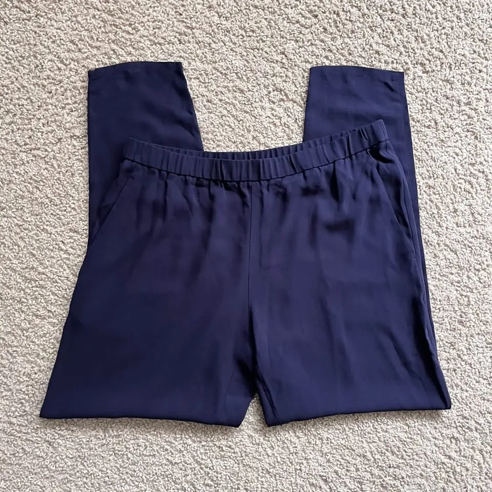 Eileen Fisher Silk Pants Size Medium image indicator(2)