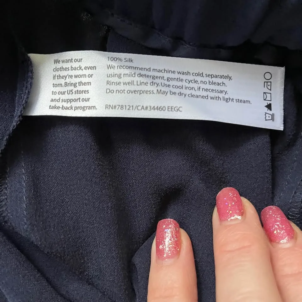 Eileen Fisher Silk Pants Size Medium image indicator(5)