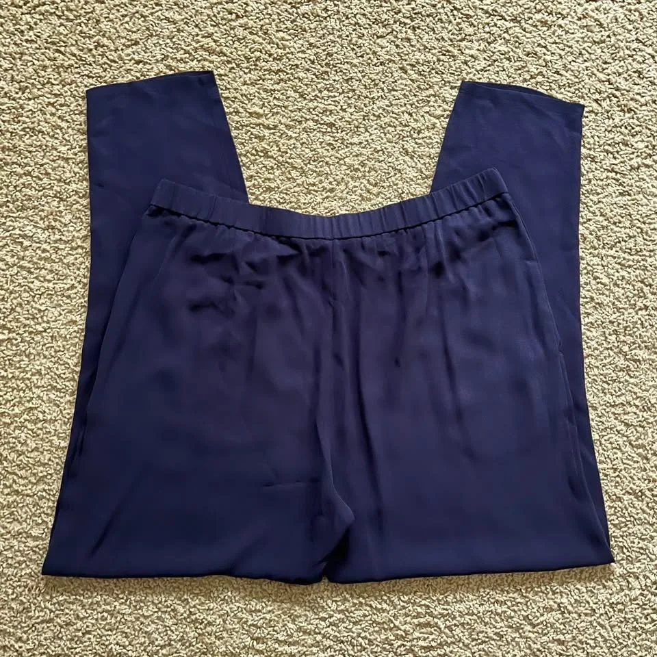Eileen Fisher Silk Pants Size Medium image indicator(7)