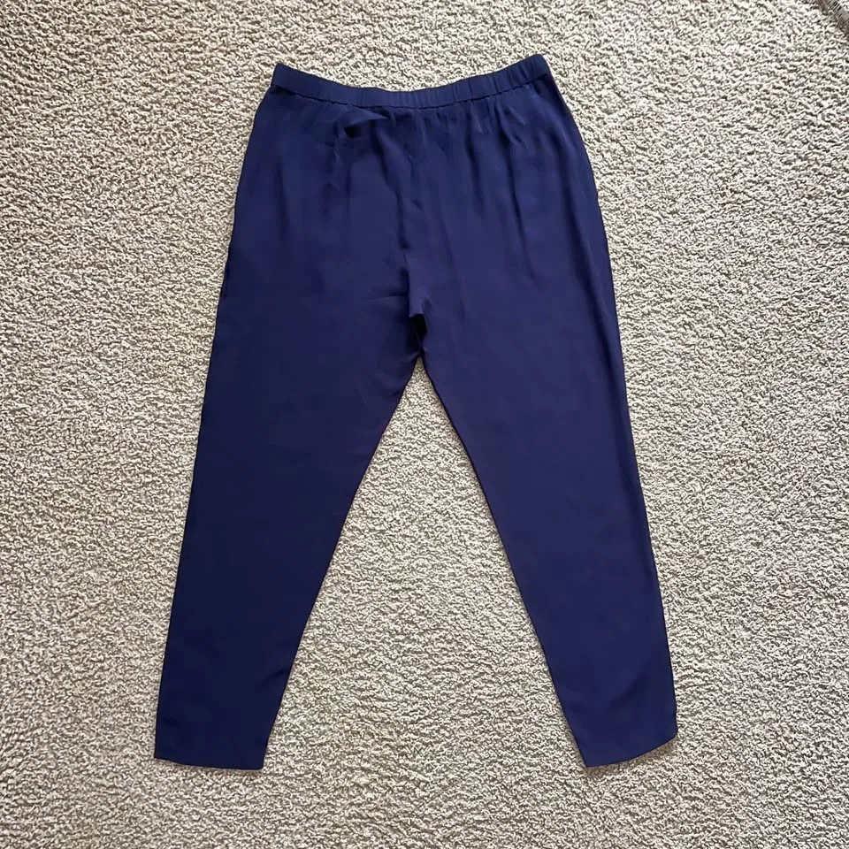 Eileen Fisher Silk Pants Size Medium image indicator(8)