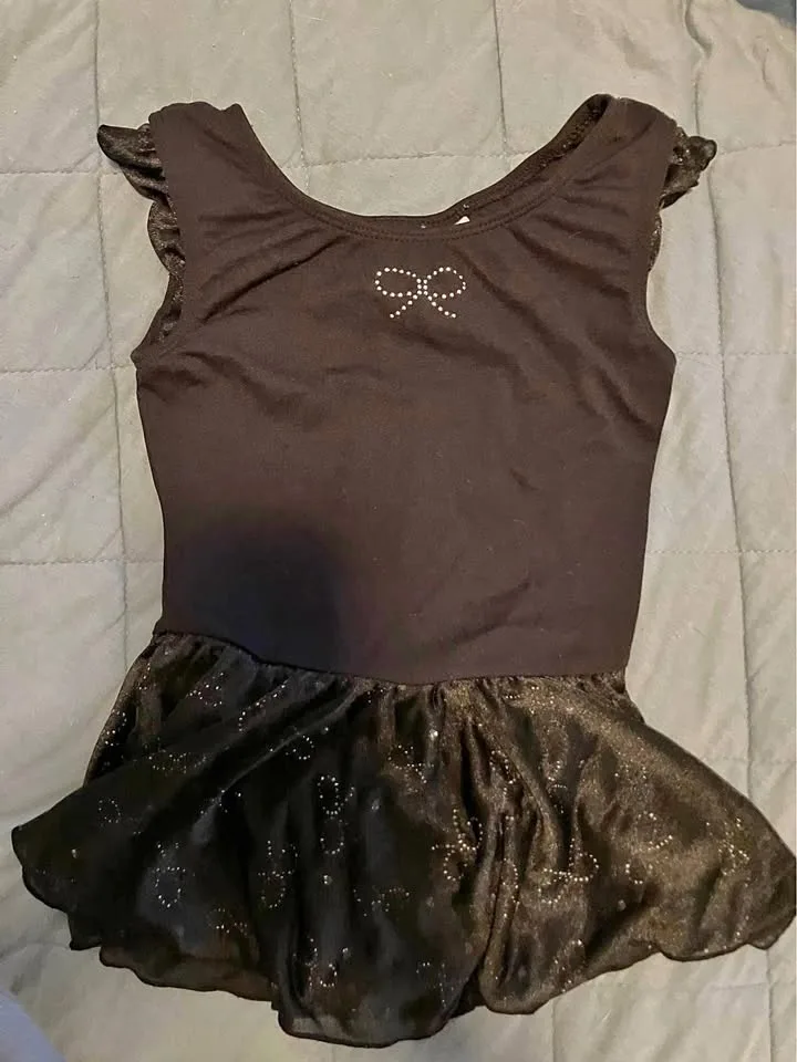 Girls dance leotard with skirt - 3T/4T