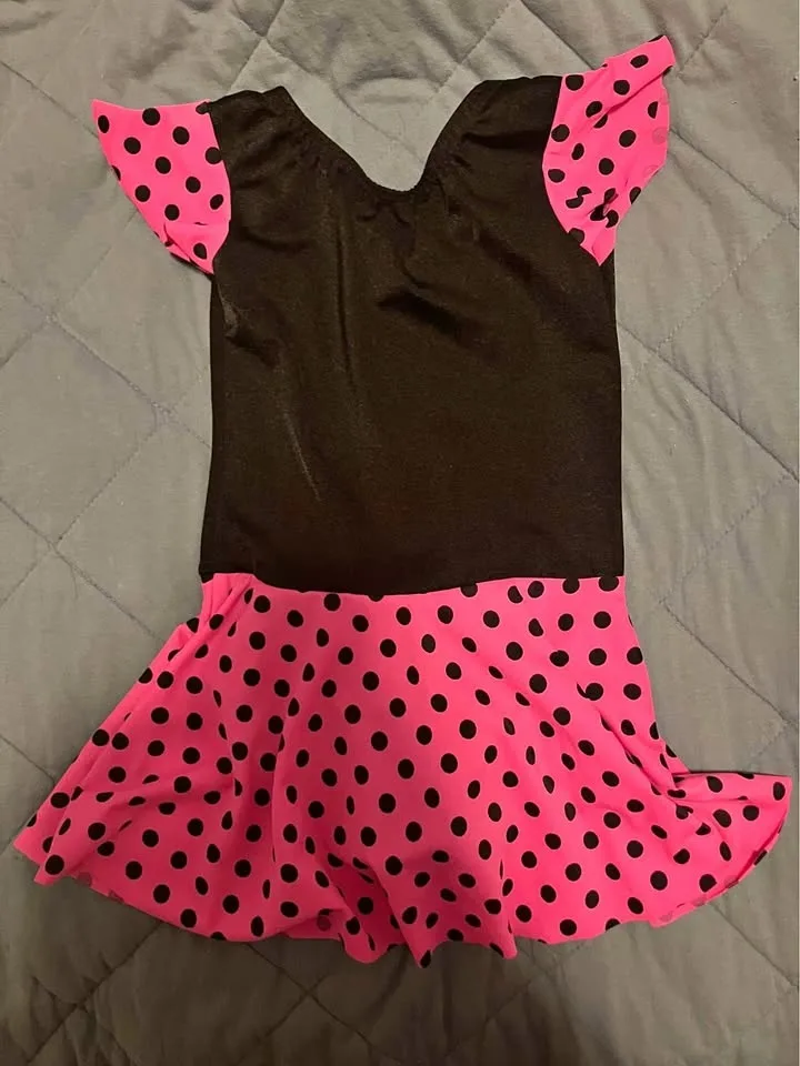 Girls Dance Leotard with Skirt - 3T