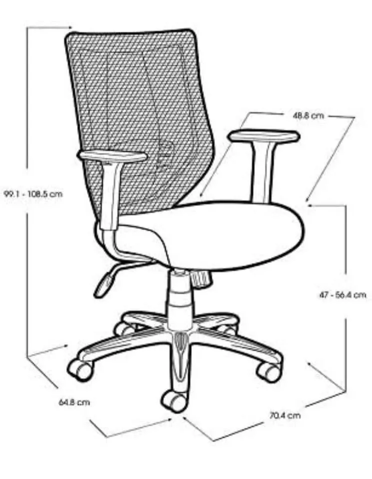Ergonomics office chair image indicator(2)
