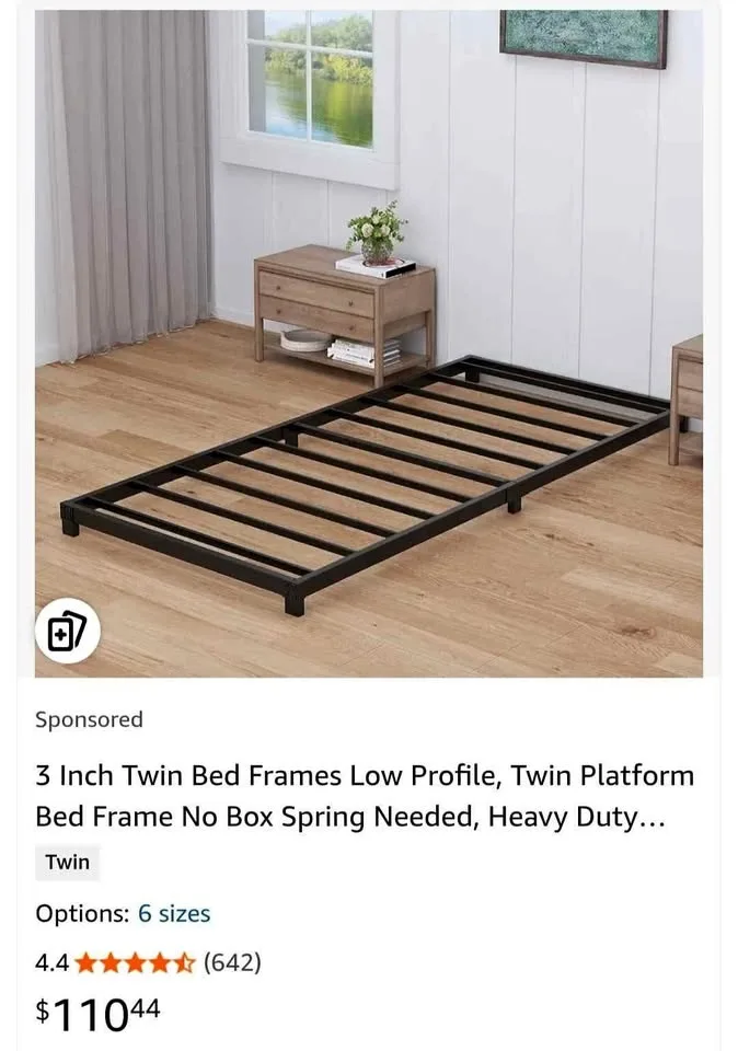 NEW Twin bed frame