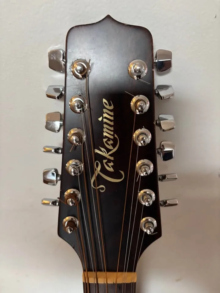 1976 Takamine F-385 Natural 12 String Acoustic Guitar Natural image indicator(5)