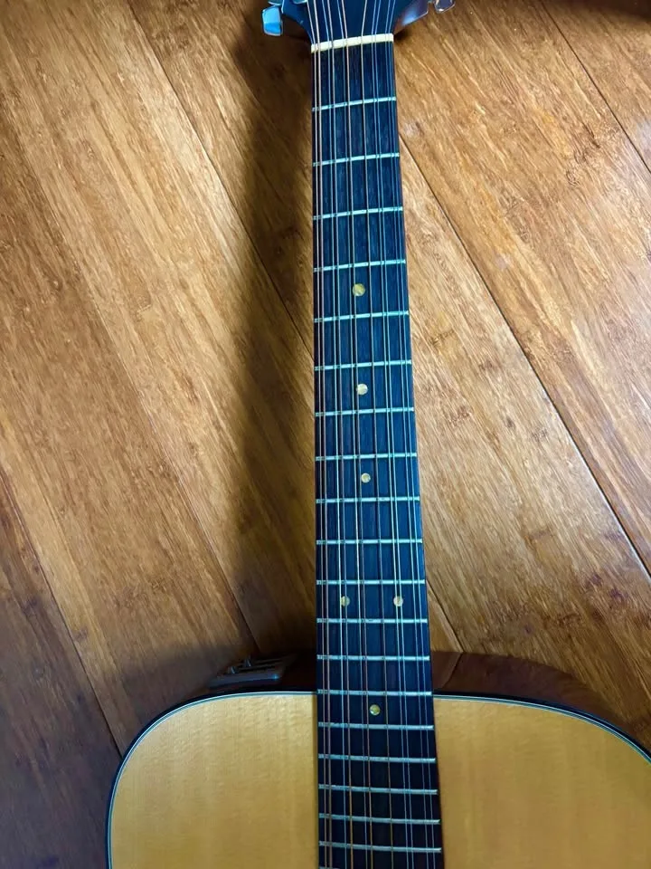 1976 Takamine F-385 Natural 12 String Acoustic Guitar Natural image indicator(8)