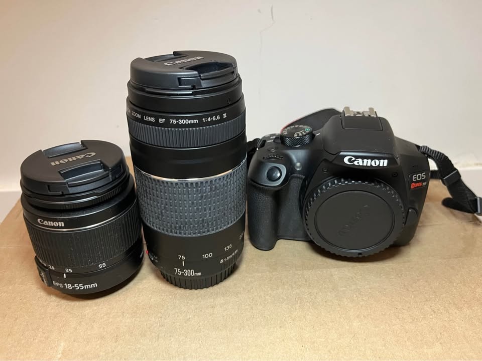 Canon Rebel T6+ kits lens + Canon EF 75-300 + canon bag - photo 4