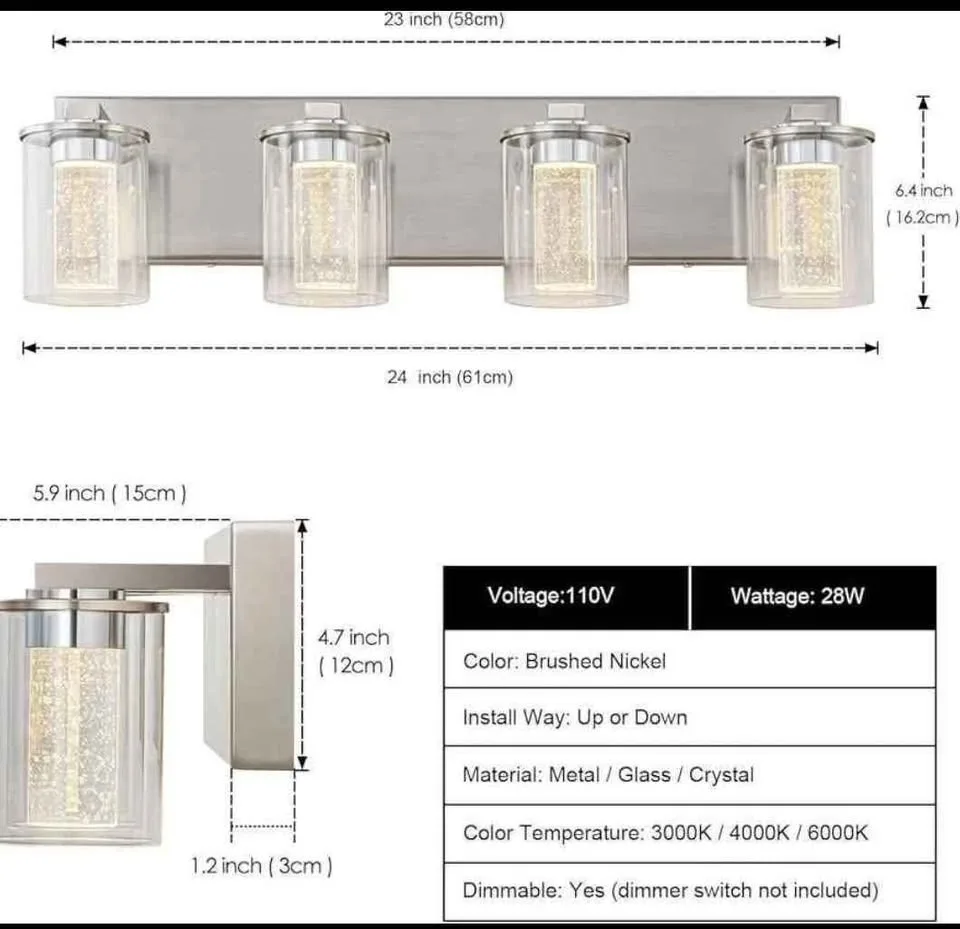 Vanity light image indicator(4)