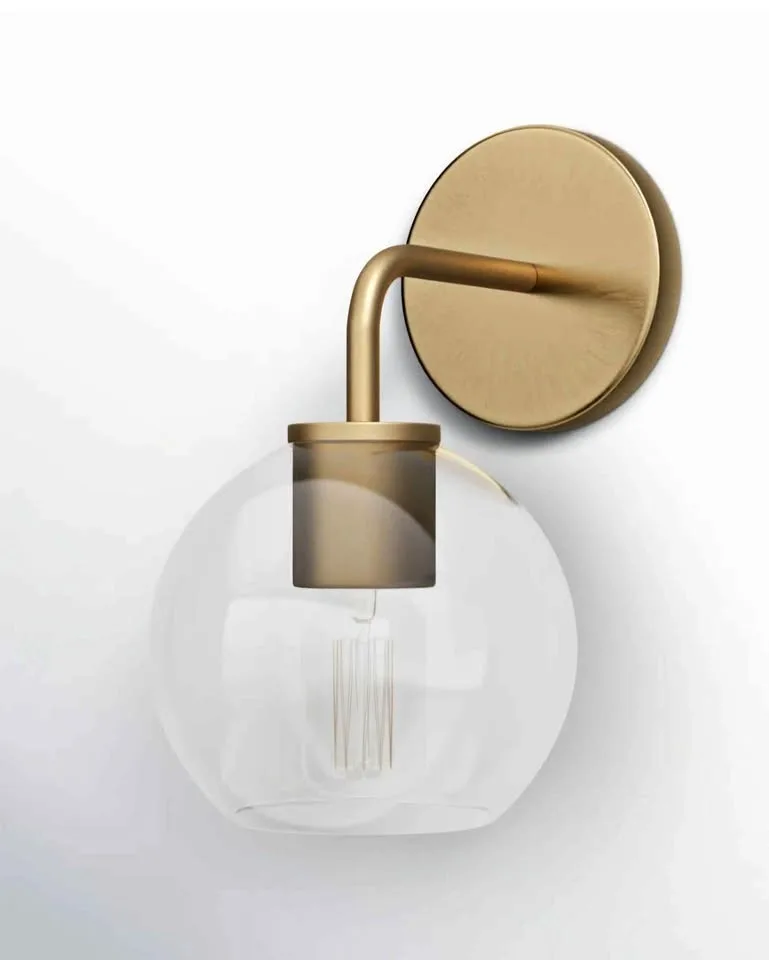 NEW Steel Armed Sconce light