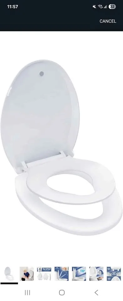 NEW Toilet Seat with toddler seat