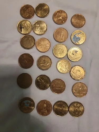 Canadian Conmemorative Loonies Lot 24 Coins image indicator(8)