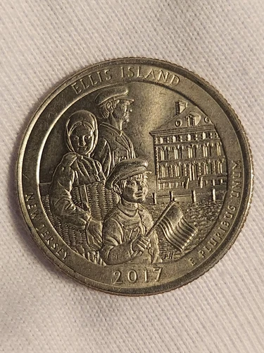 2017 USA Ellis Island National Park Quarter 🇺🇸 - photo 4