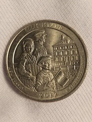 2017 USA Ellis Island National Park Quarter 🇺🇸 image indicator(4)
