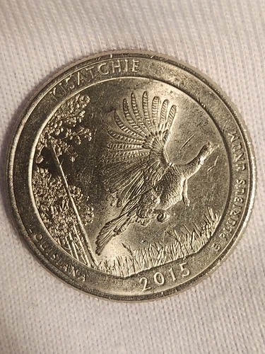 🇺🇸 US Quarter coin, American 25 cents, Kisatchie National Forest - photo 3