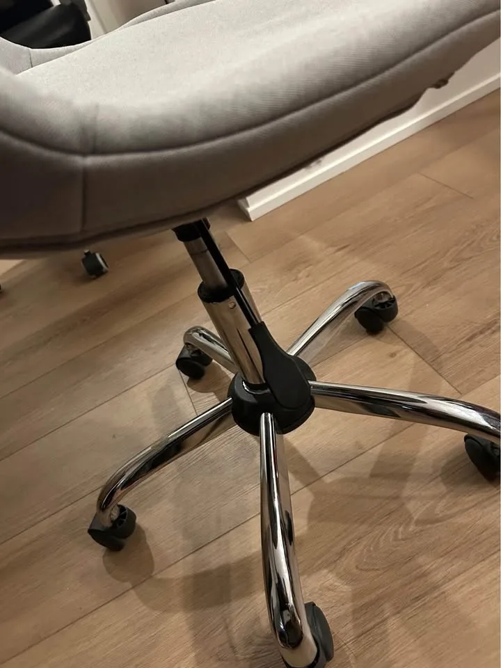 Midcentury gray desk chair image indicator(4)