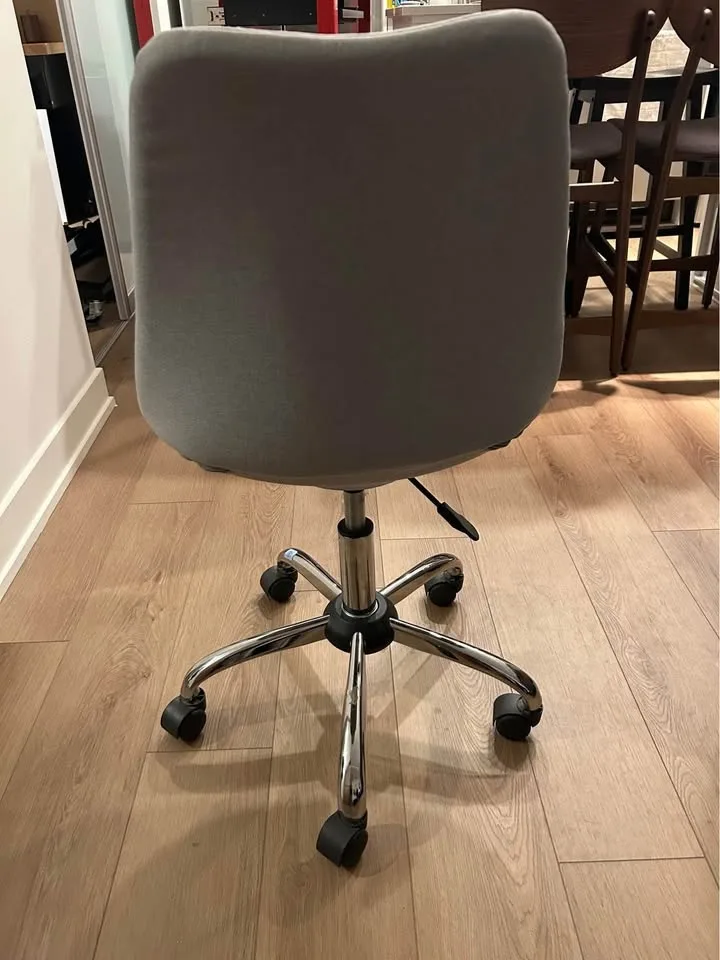 Midcentury gray desk chair image indicator(5)