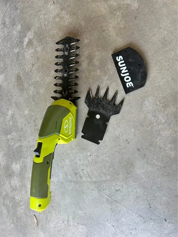 Sun Joe cordless telescopic grass shear and hedger