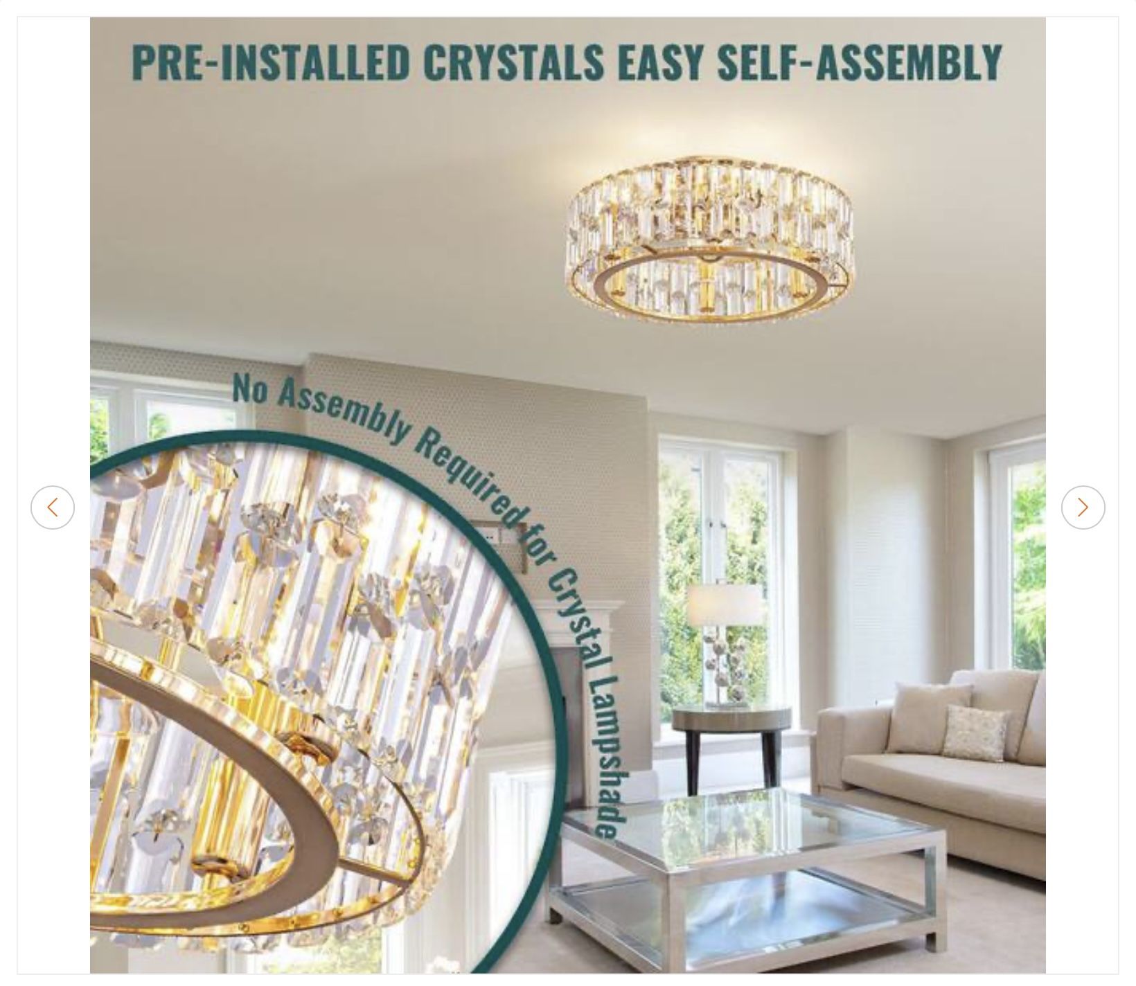 20 in. Indoor Modern Flush Mount Ceiling Fan - NEW - photo 3