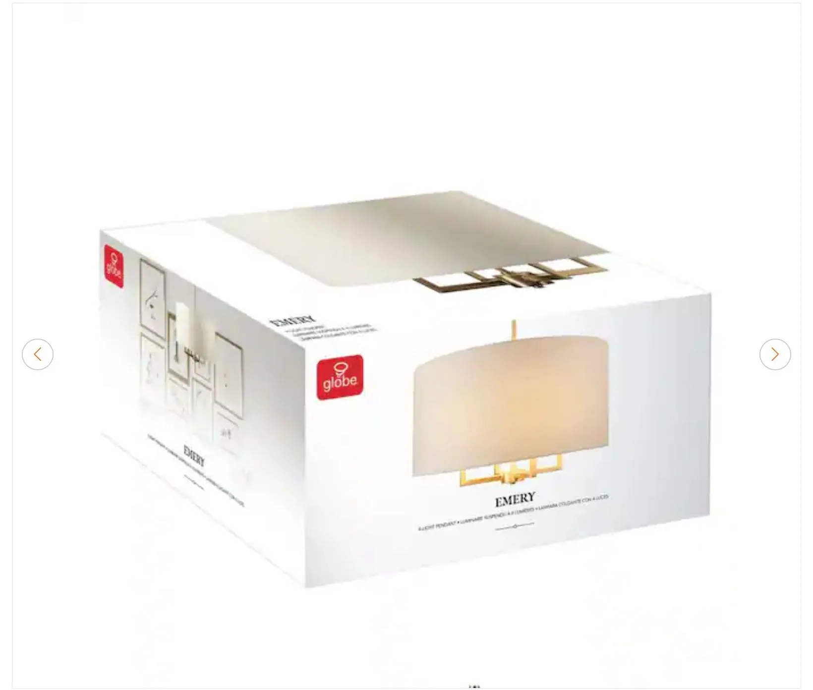 Globe Electric Emery 4-Light Pendant - New image indicator(7)