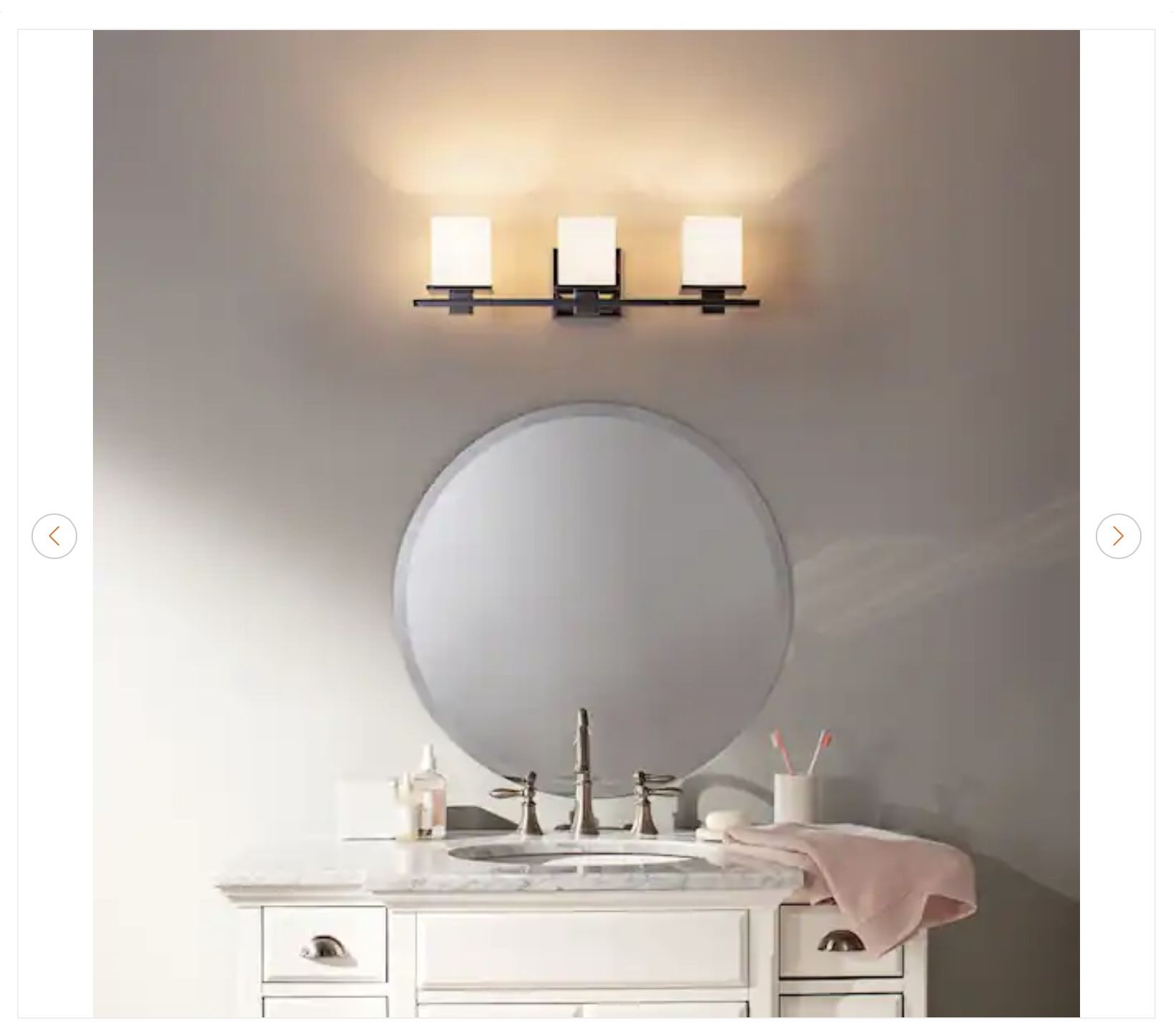 KICHLER Tully 24 in. 3-Light Bathroom Vanity Light - New - photo 2