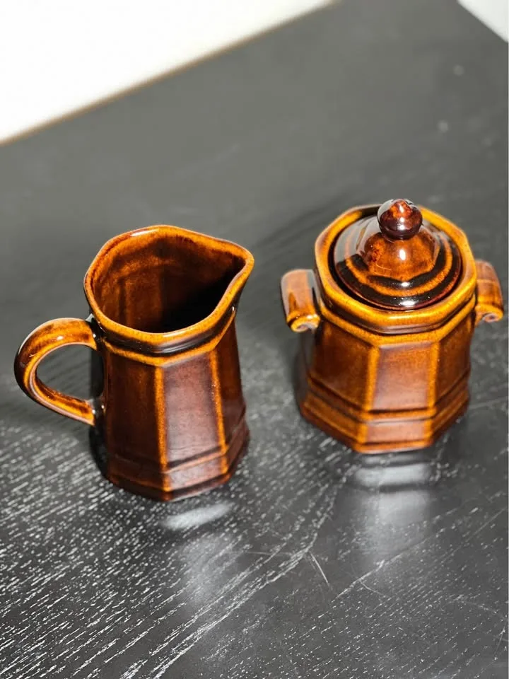 Vintage Pfaltzgraff Cream and Sugar Set image indicator(2)