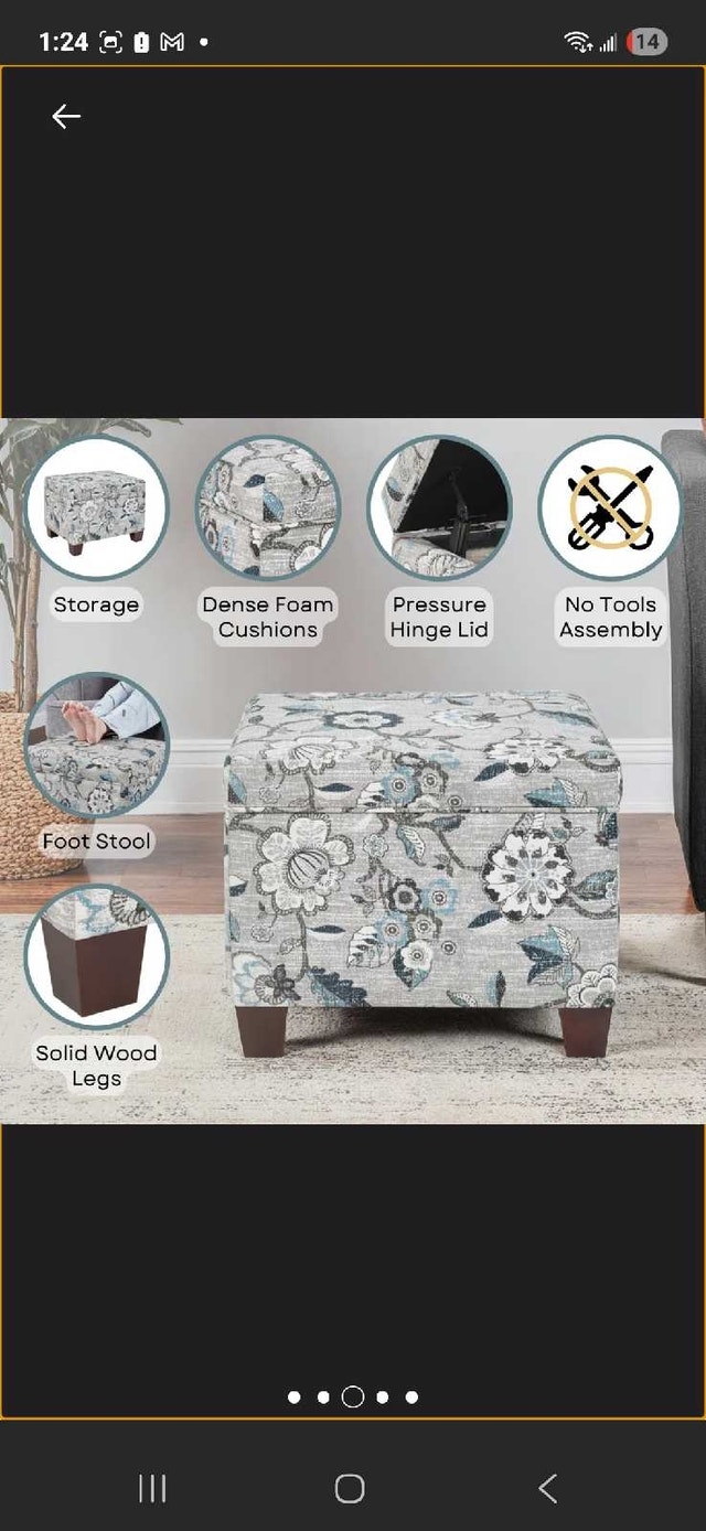 Storage Ottoman - photo 3
