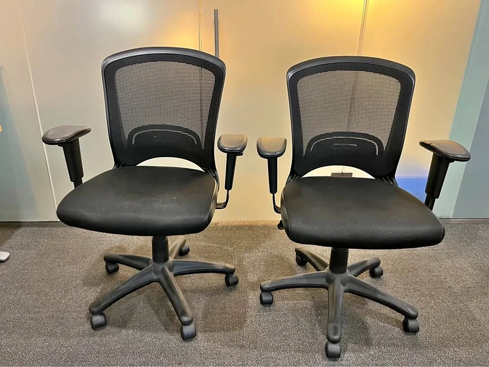 Office swivel chair on wheels