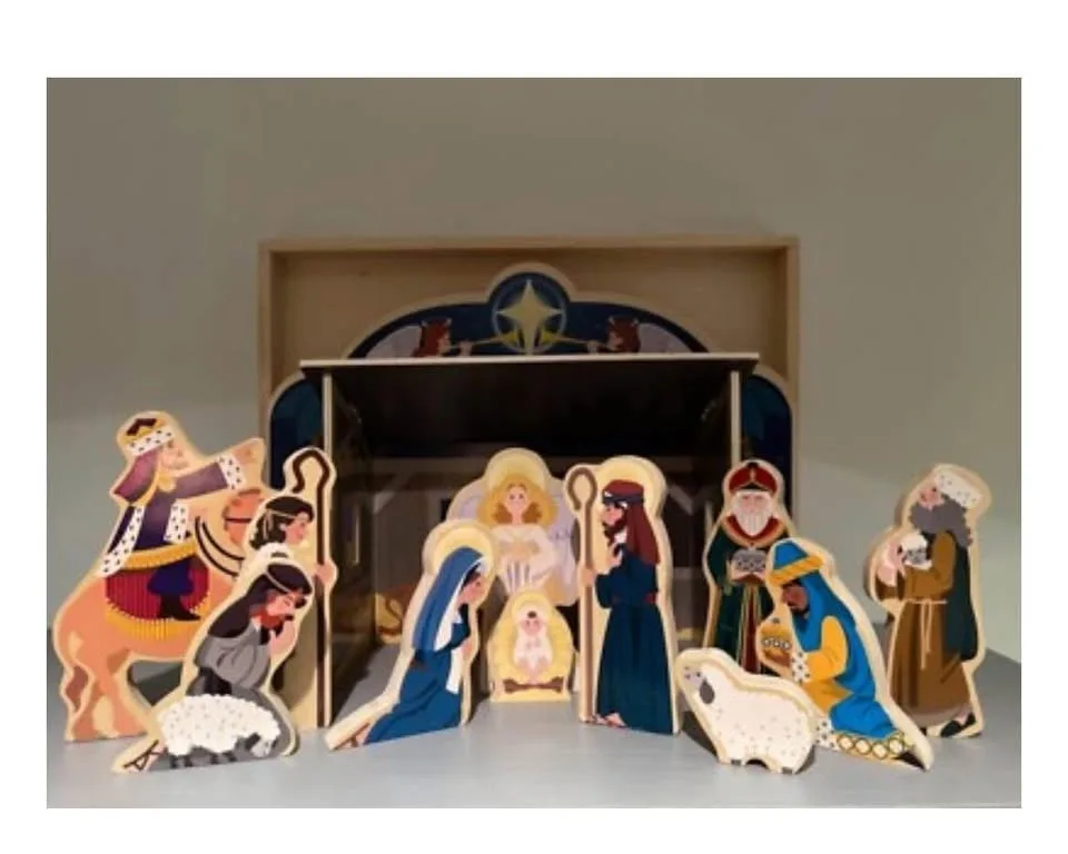 BNIB nativity set. Melissa and Doug. wooden toys. image indicator(5)