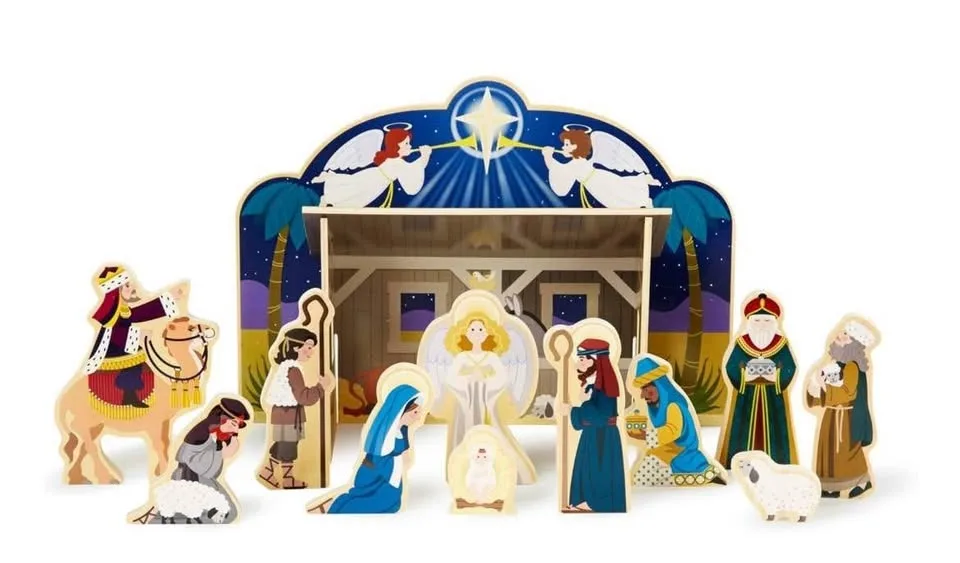 BNIB nativity set. Melissa and Doug. wooden toys. image indicator(6)