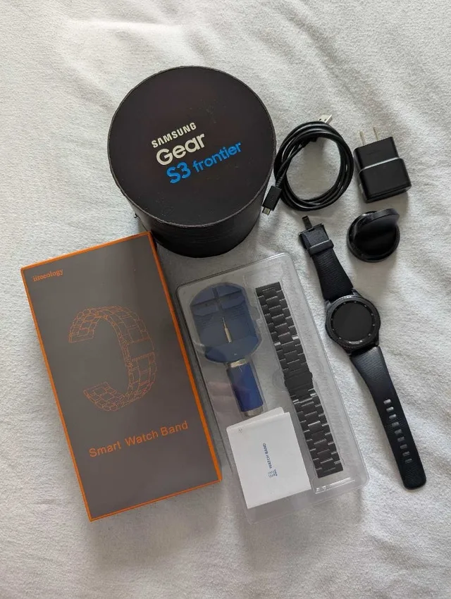 Samsung Gear S3 Frontier Smartwatch - With Extra Metal