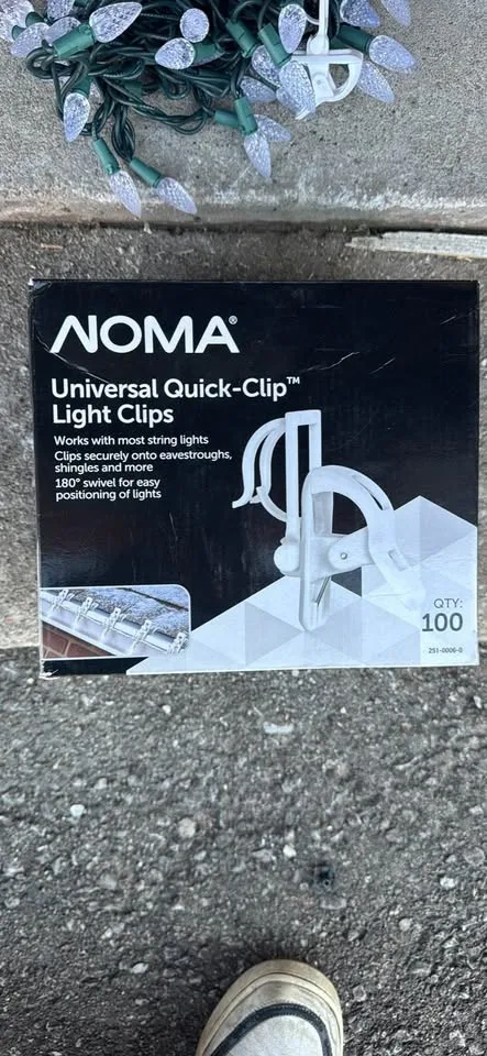 Christmas Light 3x 25ft with clips image indicator(2)