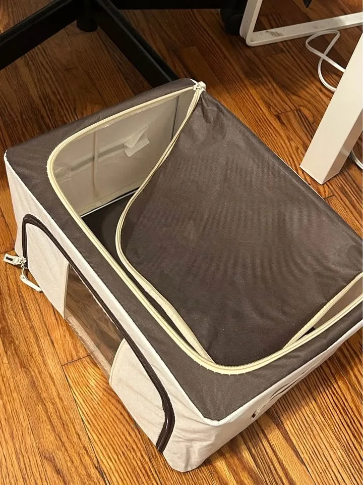 A foldable storage box! 🧺 *2 image indicator(6)