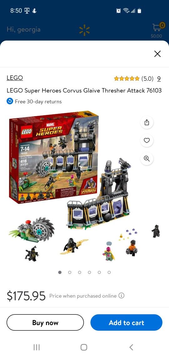 LEGO Super Heroes Corvus Glaive Thresher Attack 76103 - photo 5