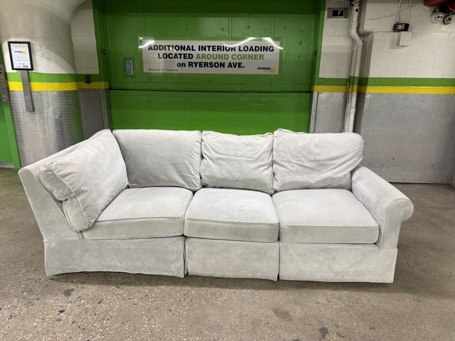 Arhaus High-Quality Slipcover Sofa - FREE DELIVERY