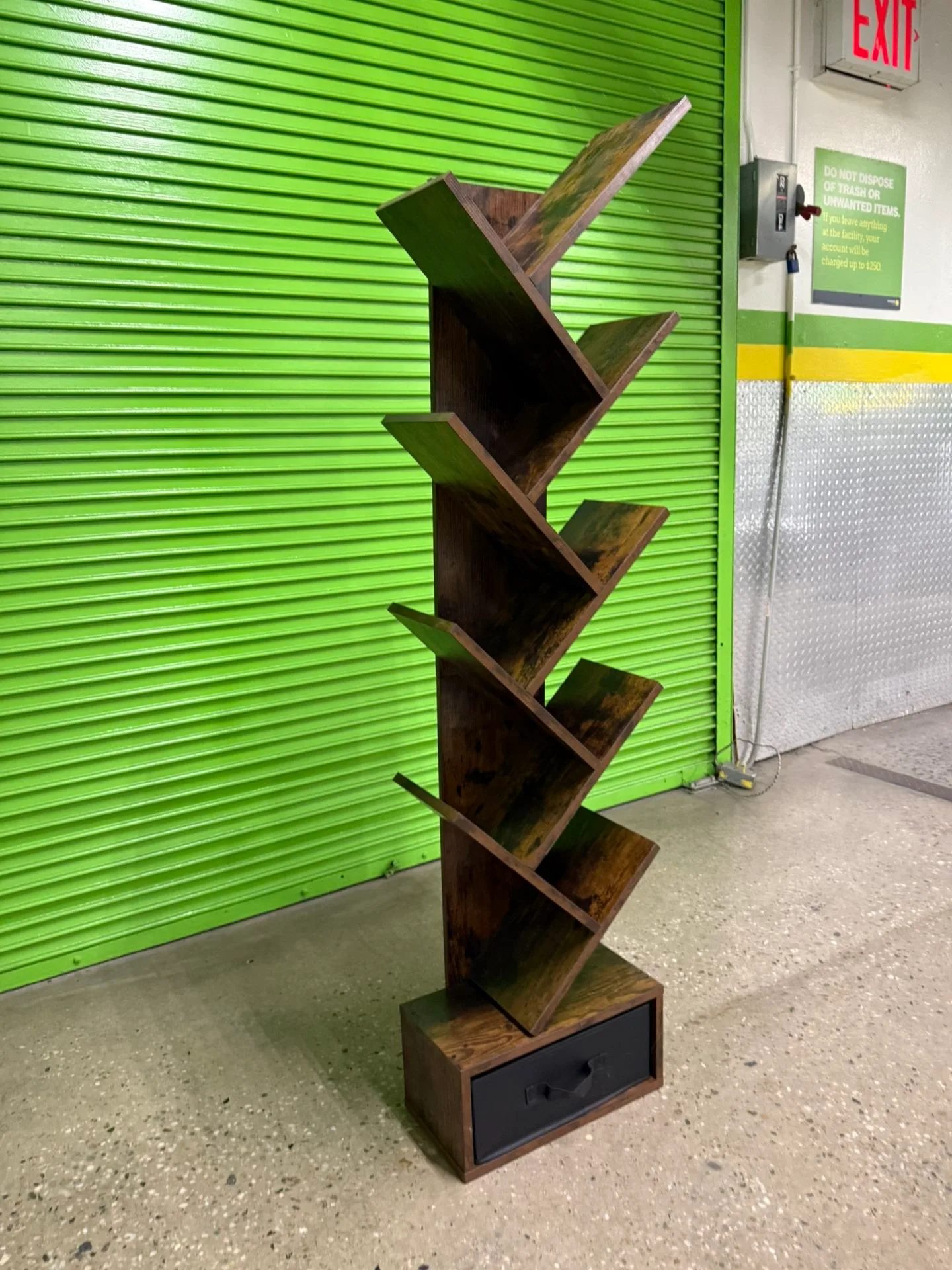 Tree Bookshelf with Drawer 9-Tier image indicator(2)