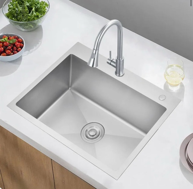 Stainless steel kitchen sink - photo 4