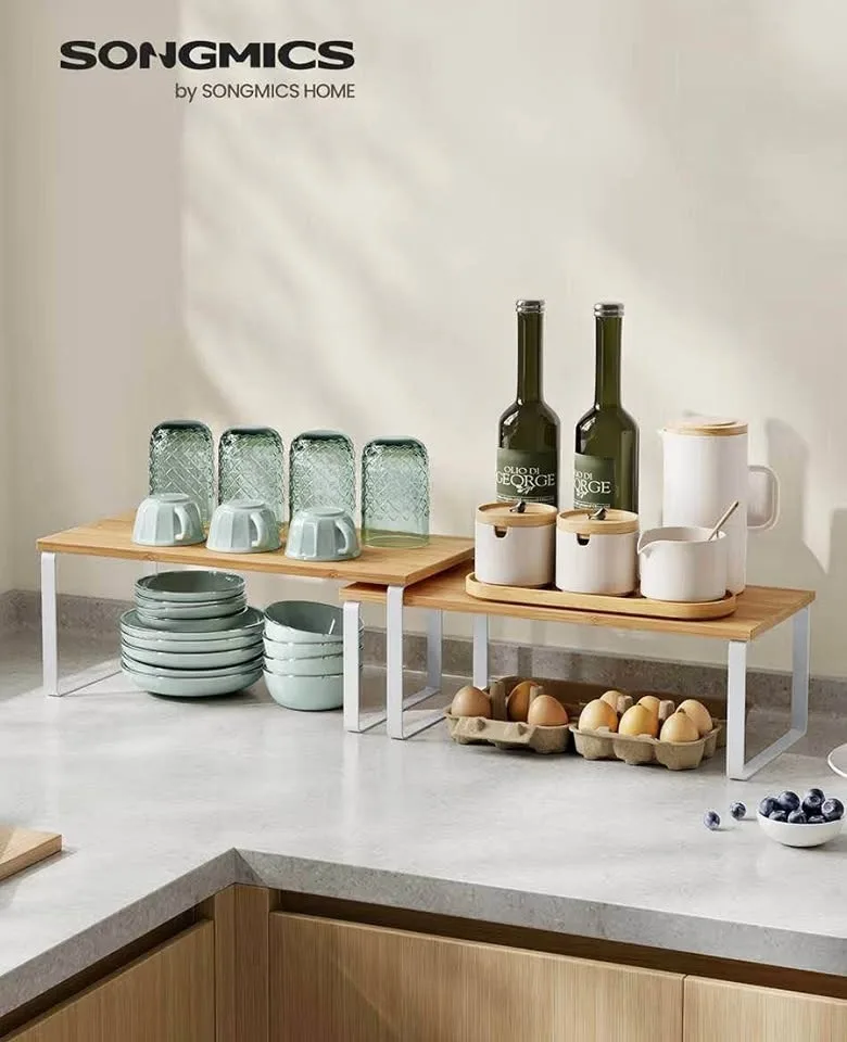 Cabinet Organizer Shelf Set – Brand New (Set of 2)