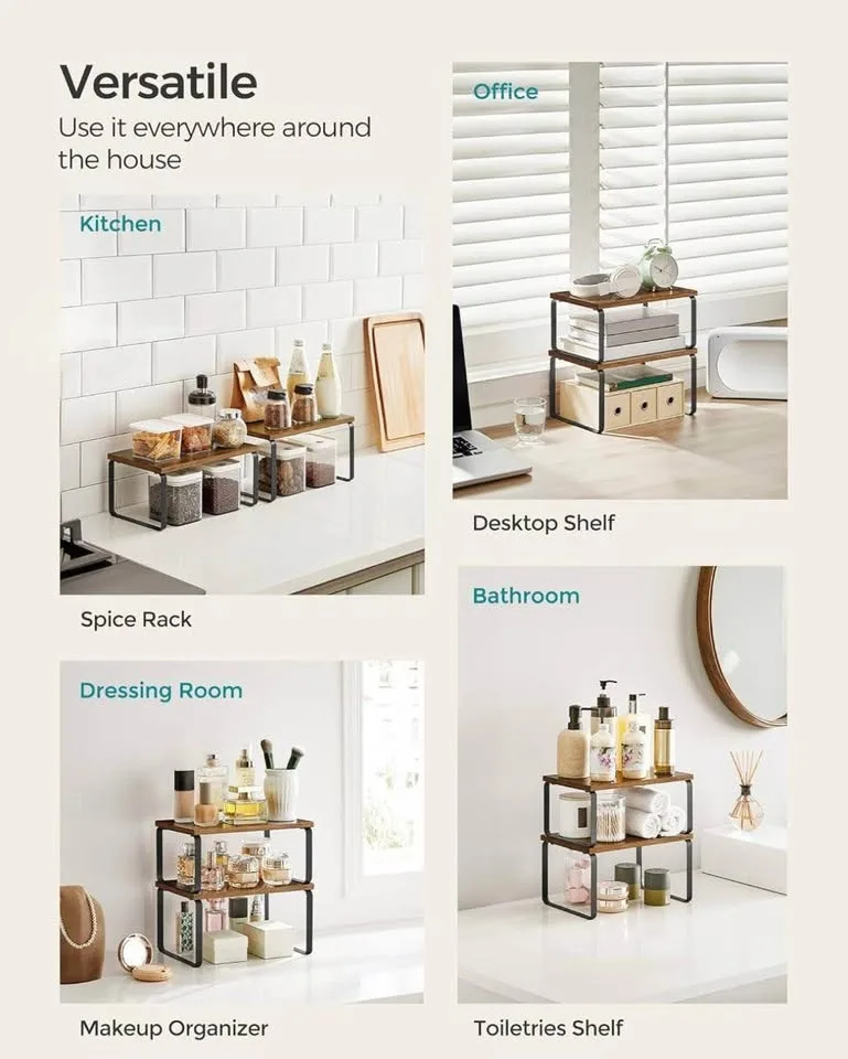 Cabinet Organizer Shelf Set – Brand New (Set of 2) image indicator(2)