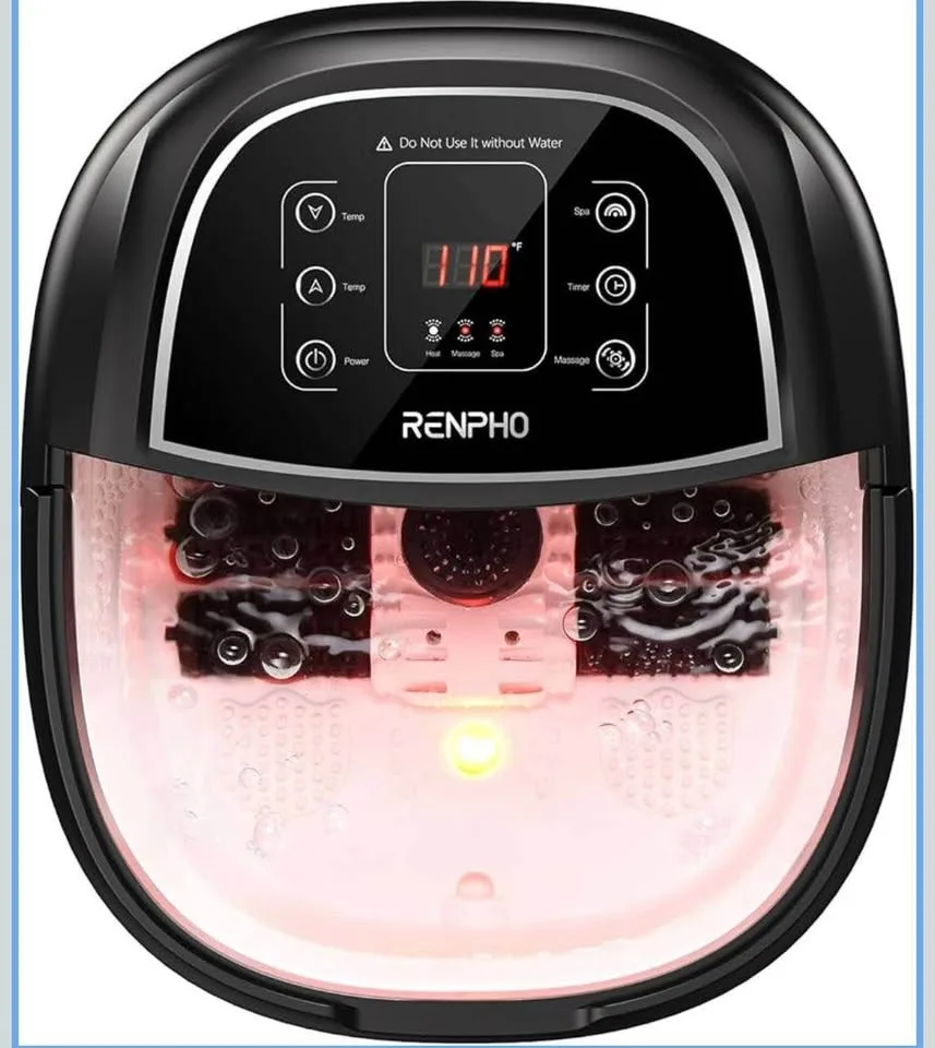 New RENPHO Foot Spa – Shiatsu, Bubble Jets & Heating! image indicator(2)