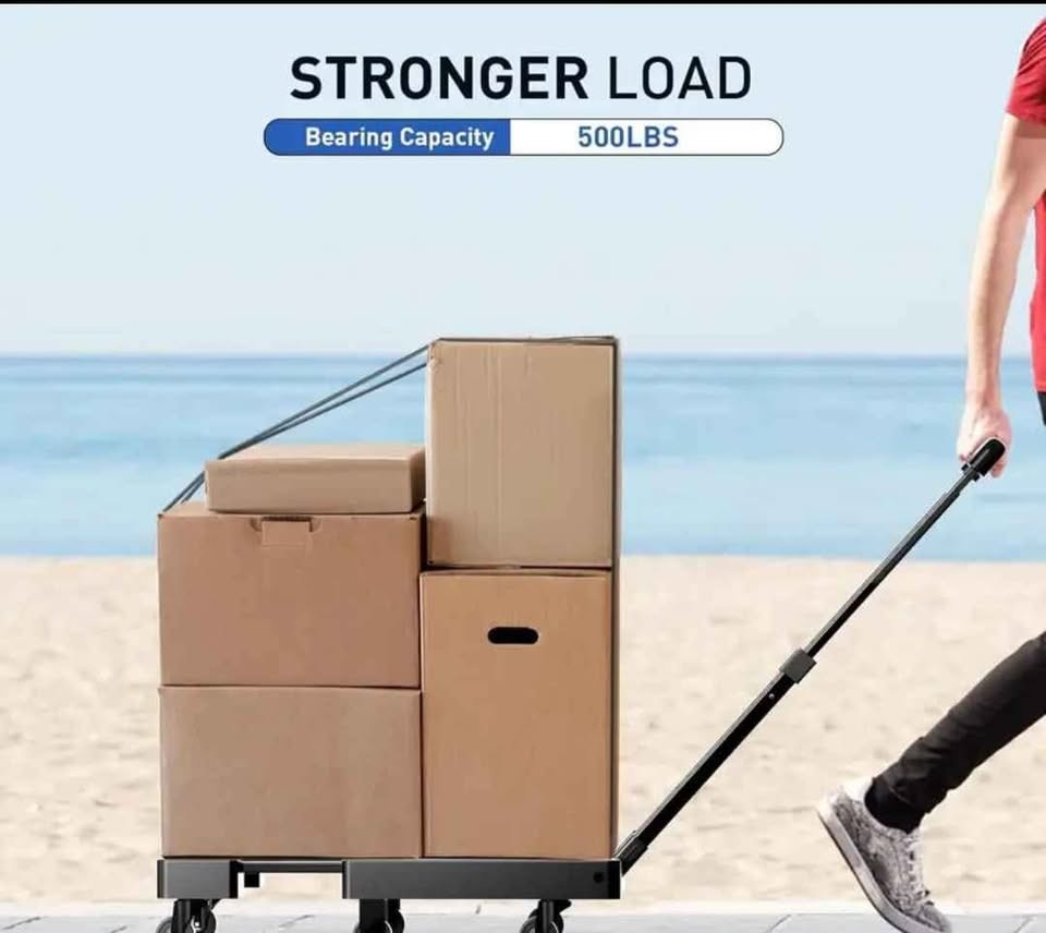 SPACEKEEPER 500 Lbs Heavy Duty Folding Cart - photo 2