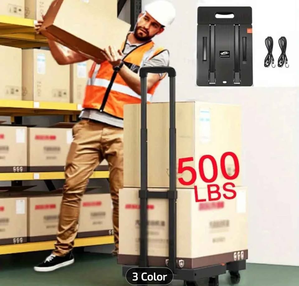 SPACEKEEPER 500 Lbs Heavy Duty Folding Cart - photo 3