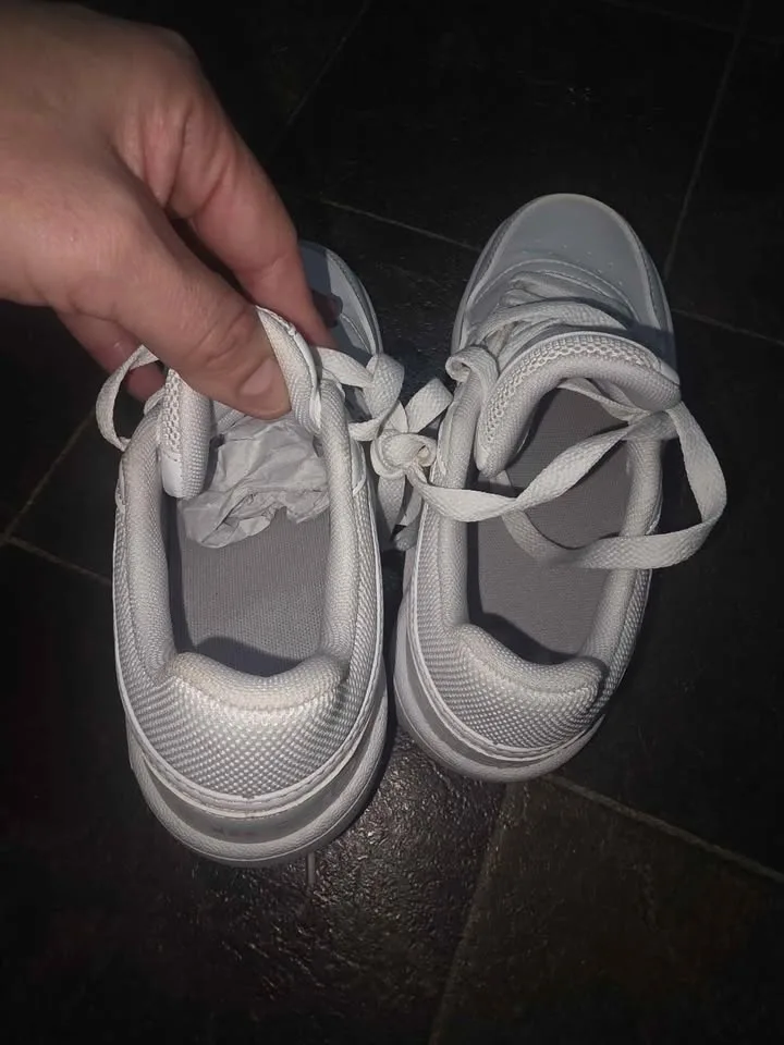 Adidas Hoops 3.0 K White Basketball Sneakers Shoes Unisex Youth image indicator(9)