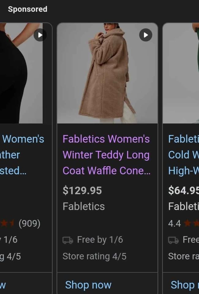 Winter teddy coat fabletics - photo 4